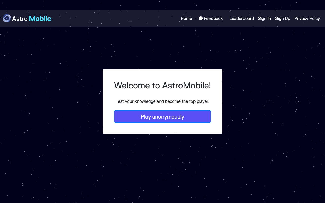 AstroMobile screenshot